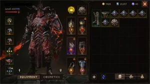 Conta Diablo Immortal lv60(119+) cruzado top 1 pvp 775 reso - Blizzard