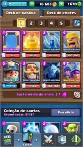 Conta Clash Royale nvl 13