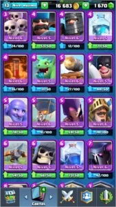 Conta Clash Royale nvl 13