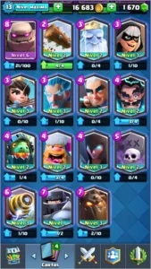 Conta Clash Royale nvl 13