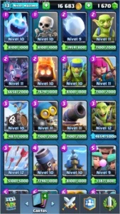Conta Clash Royale nvl 13