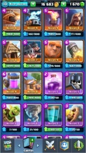 Conta Clash Royale nvl 13