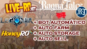 Bot Ragnarok (Ragnatales/LiveRO/HoneyRO/LegionBR) - Ragnarok Online