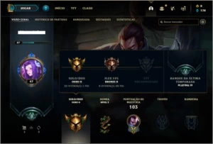 Conta ouro 2 com 9 skins e 40 champs - League of Legends LOL