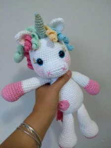 Unicórnio Baby da Artesanato Flor de Lis - Artesanato e Personalizados