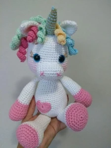 Unicórnio Baby da Artesanato Flor de Lis - Artesanato e Personalizados