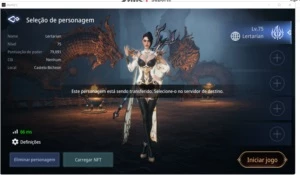 Conta level 75 MIR4 SA2-SA84