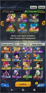 Conta dragon ball legends com melhores personagens do jogo