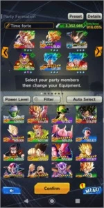 Conta dragon ball legends com melhores personagens do jogo