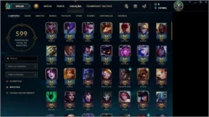 CONTA OURO 1, TODOS OS CHAMPS, 51 SKINS - League of Legends LOL