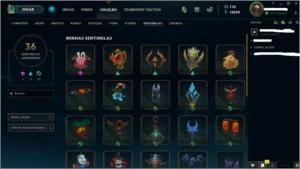 Conta LoL - Plat II - Todos Champs - 149 Skins - League of Legends