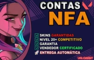Pack De Contas Nfa Valorant