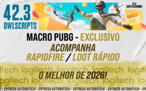 MACRO - PUBG STEAM E PUBG LITE - (VITALICIO) MOUSES LOGITECH