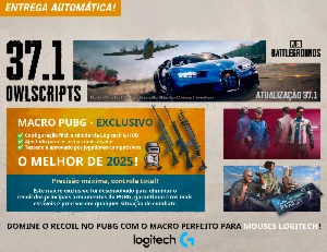 MACRO - PUBG STEAM - (VITALICIO) MOUSES LOGITECH