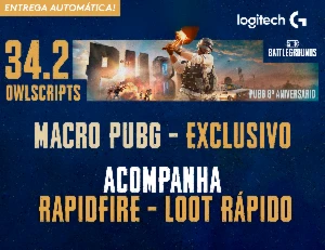 MACRO - PUBG STEAM - (VITALICIO) MOUSES LOGITECH