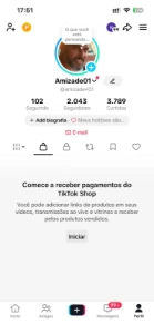 Conta TikTok SHOP Liberado - 2k Seguidores