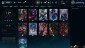 Conta LOL LVL 317 | 135 Campeões| 129 Skins |GOLD 4| 2016 - League of Legends