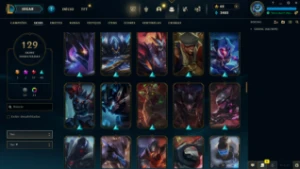 Conta LOL LVL 317 | 135 Campeões| 129 Skins |GOLD 4| 2016 - League of Legends