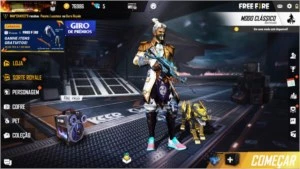 Conta de Free Fire com muito item raro