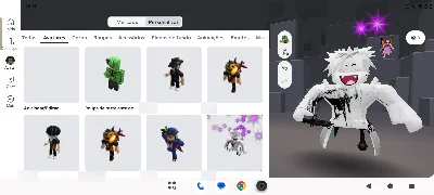 Conta com Korblox e várias skin feminina e masculino - Roblox