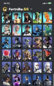 Conta de 914 skins e Salve o Mundo Fundador - Fortnite