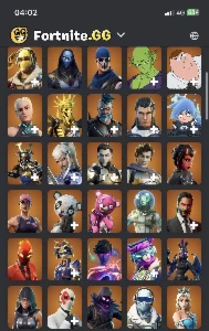 Conta de 914 skins e Salve o Mundo Fundador - Fortnite