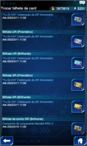 Vendo CC Yu-Gi-Oh! DUEL links - Outros