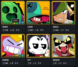 Brawl Stars|Nível 74|Troféus 18.042| Brawlers 73|Lendários 6