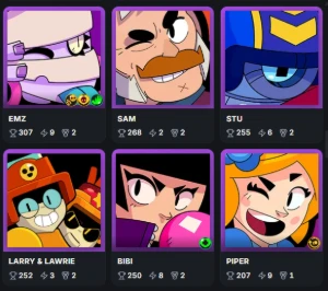 Brawl Stars|Nível 74|Troféus 18.042| Brawlers 73|Lendários 6