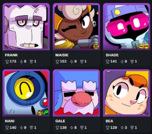 Brawl Stars|Nível 74|Troféus 18.042| Brawlers 73|Lendários 6