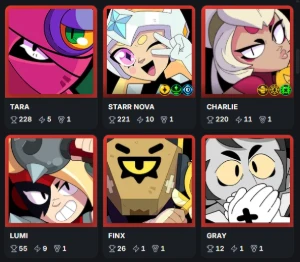 Brawl Stars|Nível 74|Troféus 18.042| Brawlers 73|Lendários 6