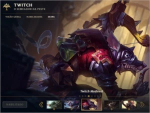 Conta LOL PRATA 3 skin ultra rara NEO PAX SIVIR - League of Legends
