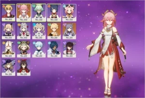 Yae Miko - Prova de Kagura - AR  33 - Genshin Impact