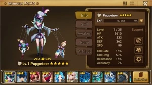 Reroll Summoners War lvl10 com Kovarci