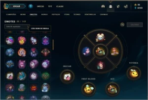 league of legends, diamante 3, 95 skins, nivel 360 LOL