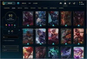 league of legends, diamante 3, 95 skins, nivel 360 LOL