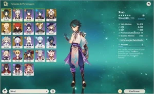Conta com Itto, Xiao e outros 5* - Genshin Impact