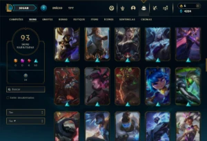 Prata 3 com 100 Champs e 93 Skins ( MAIN MID ) - League of Legends LOL