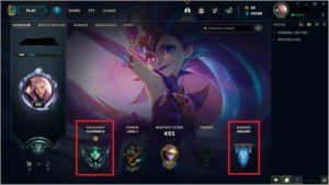 CONTA LOL, LVL 202, 170 SKINS, RANK PLATINA! - League of Legends