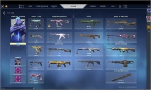 Conta Valorant Com Butterfly (e outras skins) Prata 1