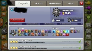 CV9 quase Full (leia a descrição por favor) - Clash of Clans