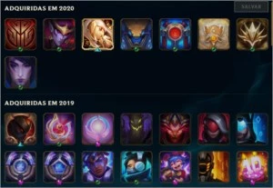 Conta diamante league of legends 132 skins LOL