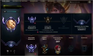 Conta diamante league of legends 132 skins LOL