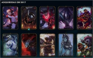 Conta diamante league of legends 132 skins LOL