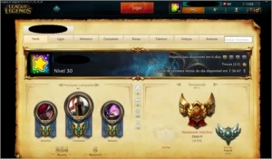 Conta Gold V League of Legends LOL