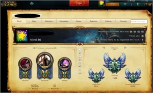 Conta Gold V League of Legends LOL