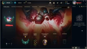 LOL - Conta LVL 84 Platina II (servidor brasileiro). - League of Legends: Wild Rift LOL WR
