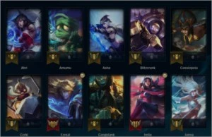 LOL - Conta LVL 84 Platina II (servidor brasileiro). - League of Legends: Wild Rift LOL WR