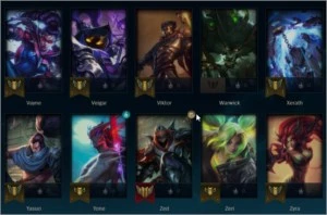 LOL - Conta LVL 84 Platina II (servidor brasileiro). - League of Legends: Wild Rift LOL WR