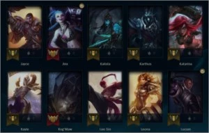 LOL - Conta LVL 84 Platina II (servidor brasileiro). - League of Legends: Wild Rift LOL WR